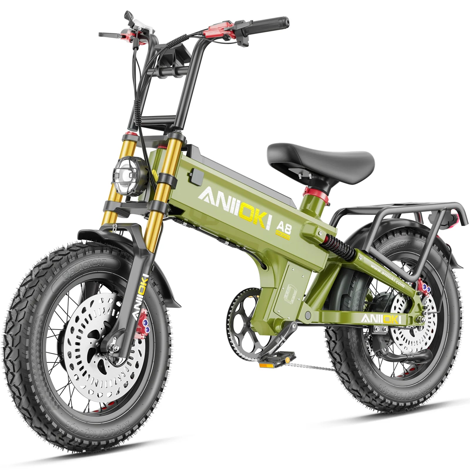 2025 Version A8 Pro Max 52V Dual Motor Ebike