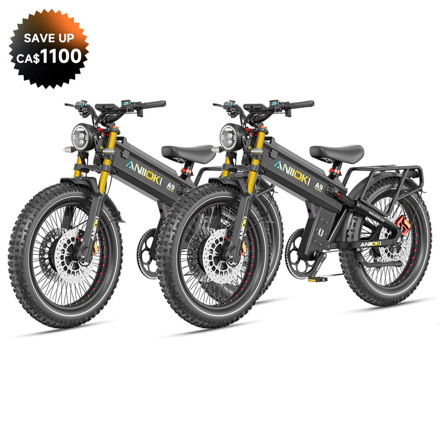 Bundle Sale - A9 Pro Max Dual Motor 60V 70Ah x 2
