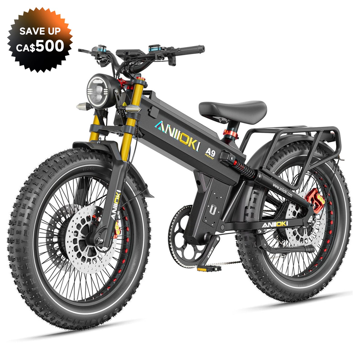 2025 Version A9 Pro Max Dual Motor Ebike