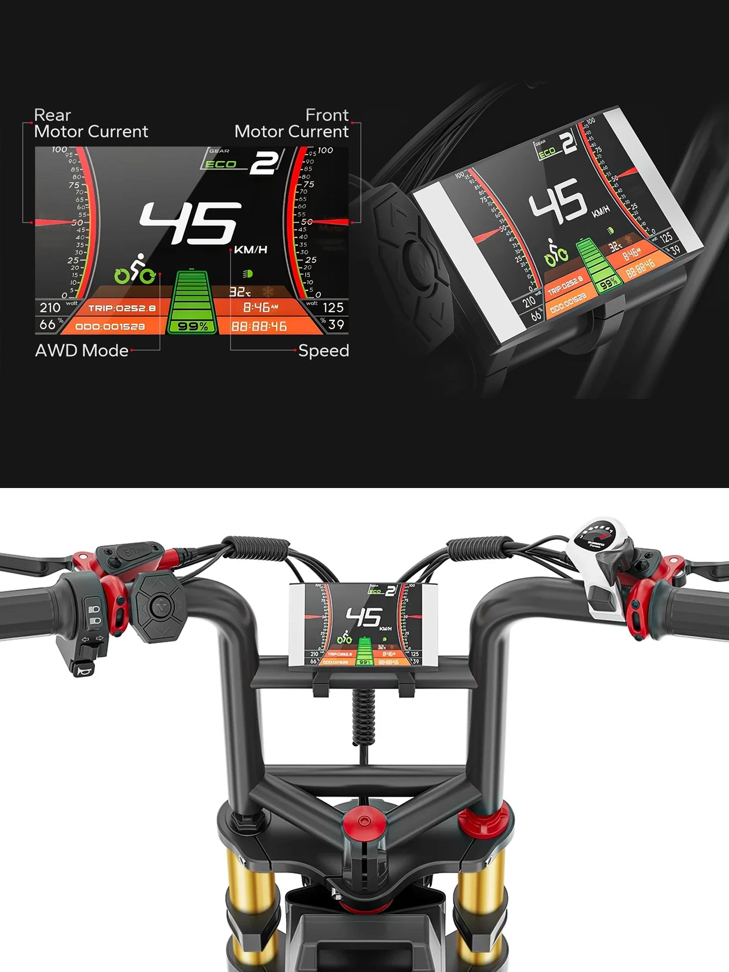 A8 Pro Max 52V Dual Motor Ebike