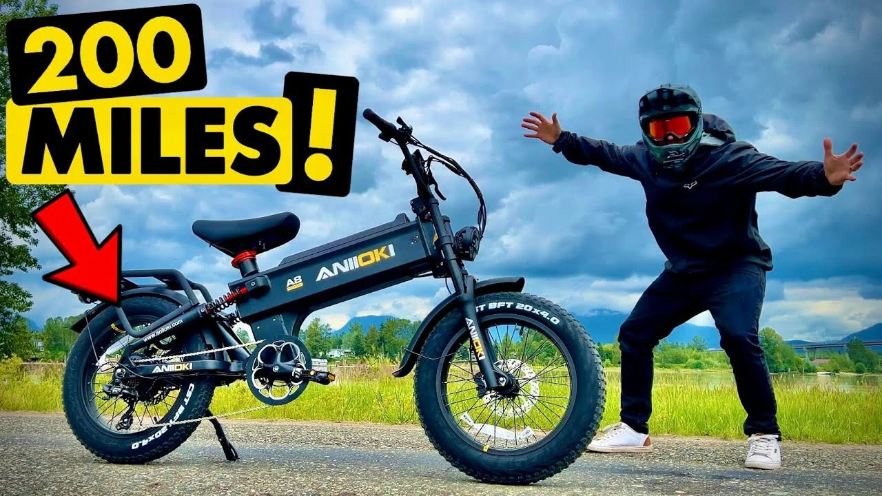The LONGEST Range E-Bike on the Market! - Aniioki A8 Pro Max